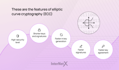 Elliptic curve cryptography (ECC)