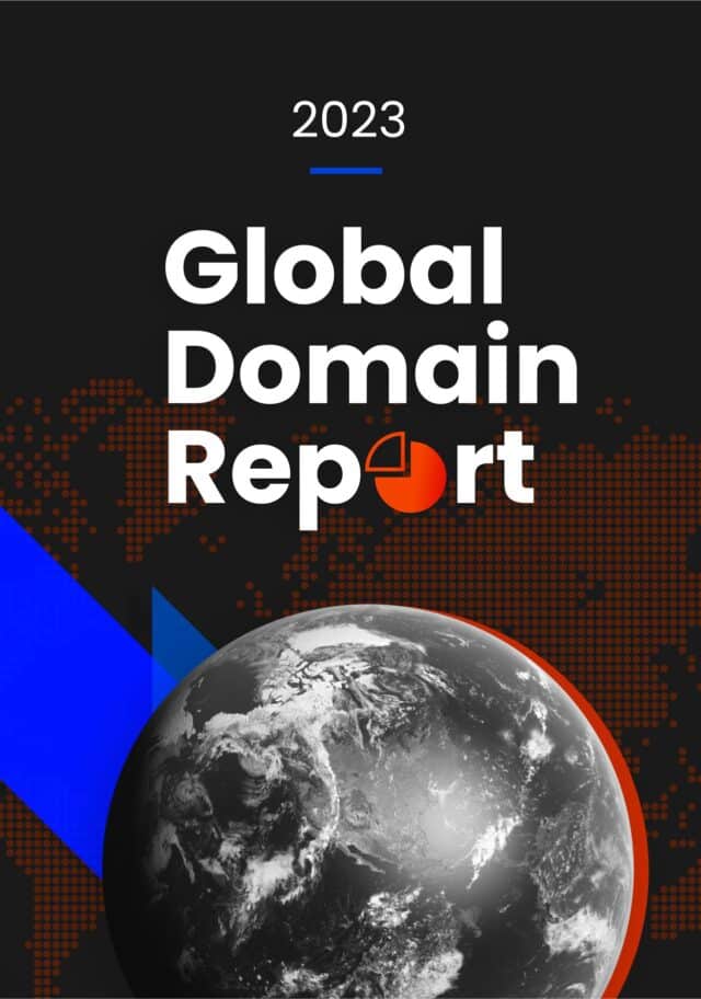 Global domain report 2023 E-paper cover